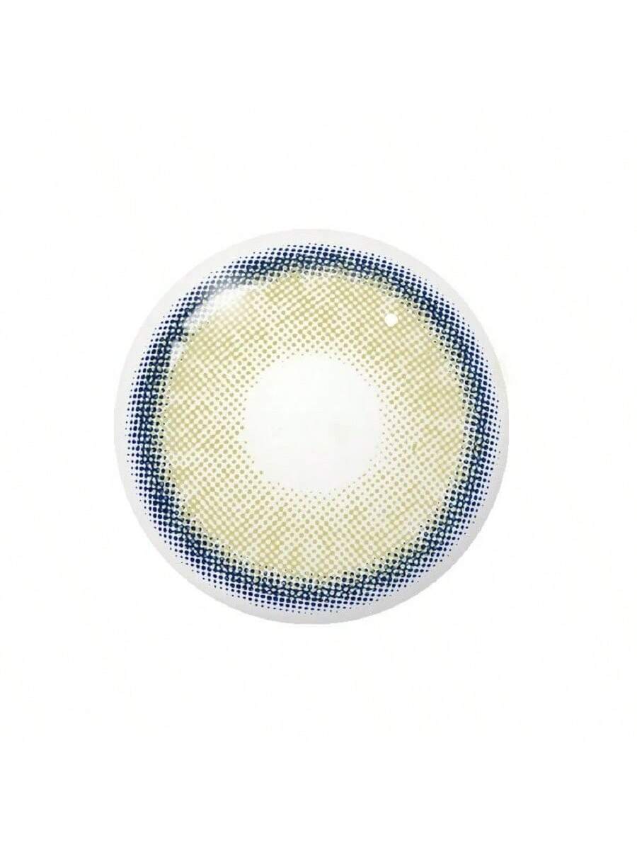 1Pairs/2Pces X-Green Flare Contact Lenses Colored Cosmetic Beauty Contact Lens For Dark Eye Lens 14.2mm