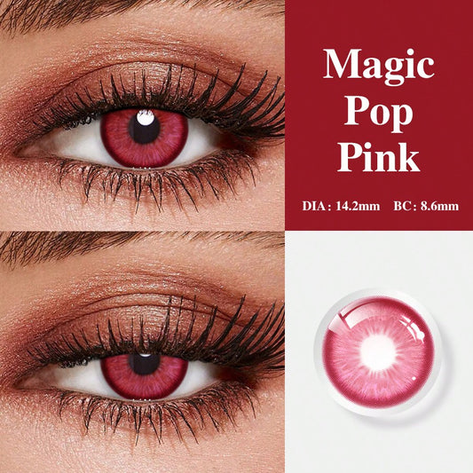 Magic Pop PInk Colored Contact Lenses