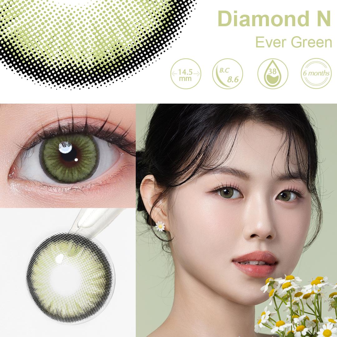 Colored Contact Lense Magister 14.2mm Brown Contact Lenses Diamond Series Big Eyes Lenses