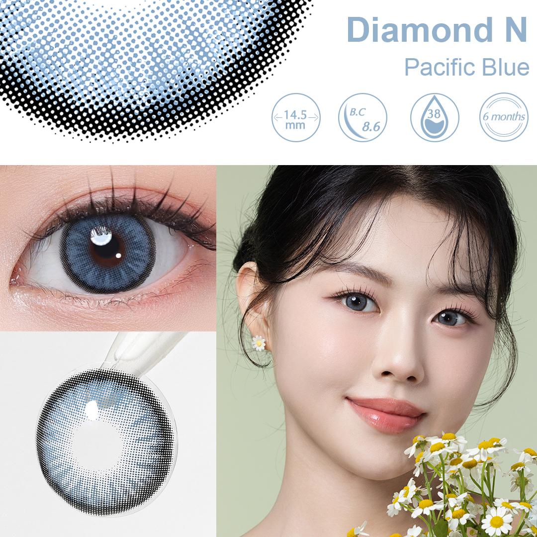 Colored Contact Lense Magister 14.2mm Brown Contact Lenses Diamond Series Big Eyes Lenses