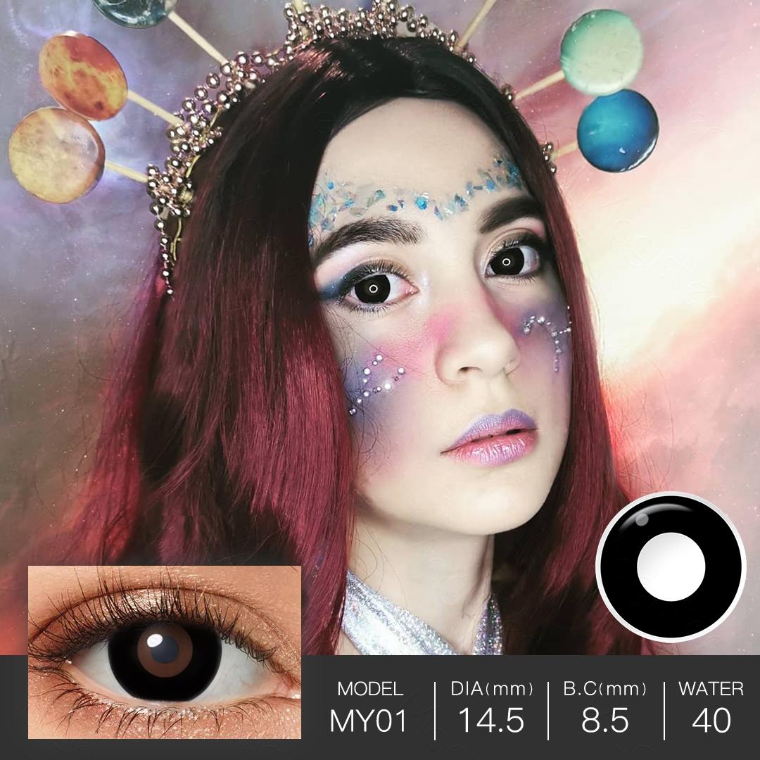 Crazy Lenses Halloween Contact Lenses Blind White Cosplay Contact Lenses Blackout Contacts Anime Accessories For Masquerade