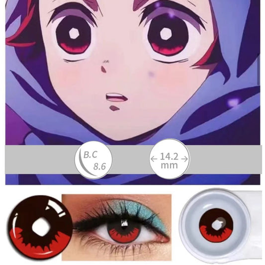【2023 NEW】Demon Slayer - Tanjiro Kamado Anime Contacts
