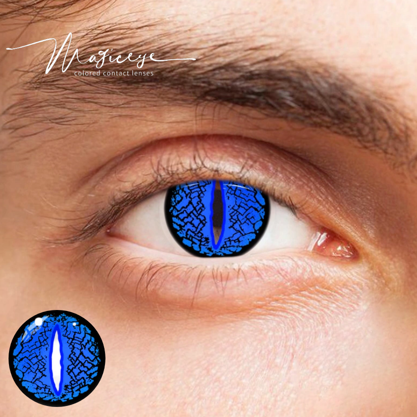 Lizard Eye Red Cosplay colored contact lenses