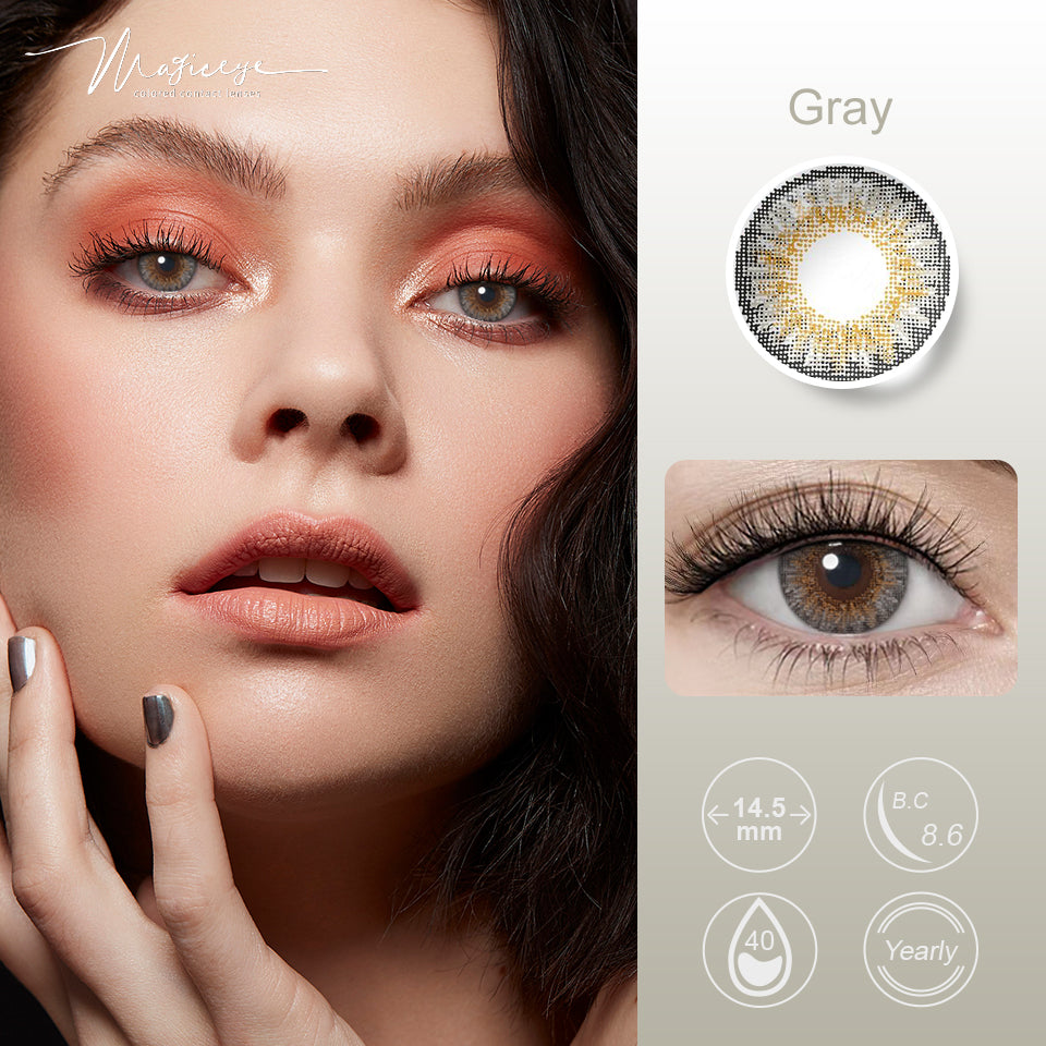 【2023 NEW】Three Tone Green Colored contact lenses