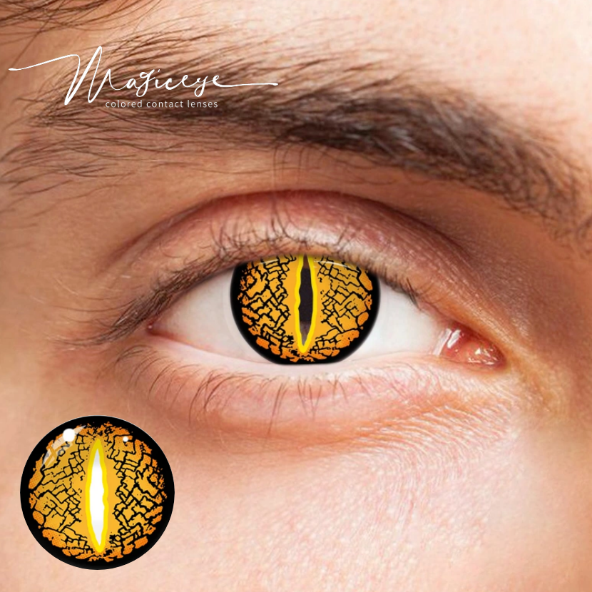 Lizard Eye Red Cosplay colored contact lenses
