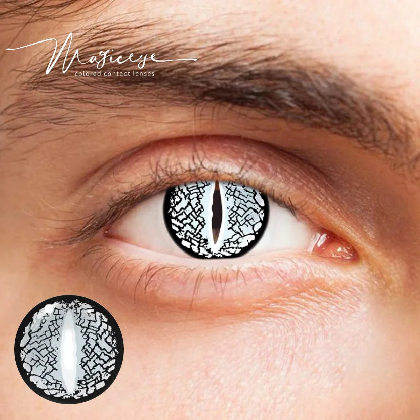 Lizard Eye Red Cosplay colored contact lenses