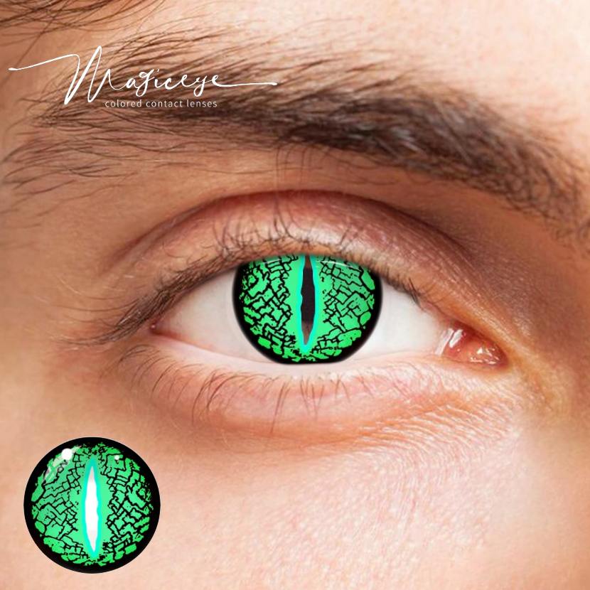 Vika Bright Green Cosplay Color Lenses