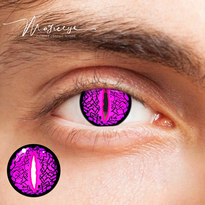 Lizard Eye Green Cosplay Contact Lenses