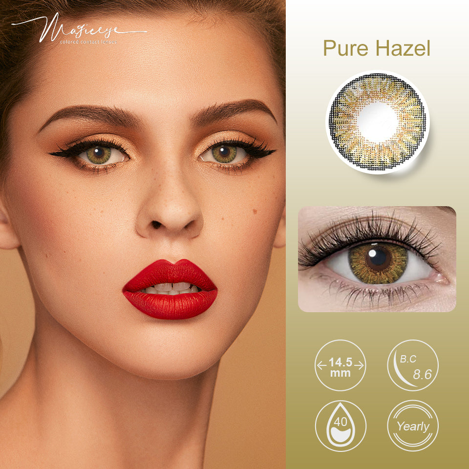【2023 NEW】Three Tone Green Colored contact lenses