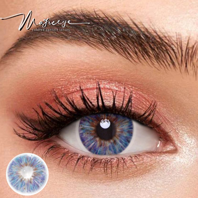 【2023 NEW】Monet Blue Color Contact Lenses