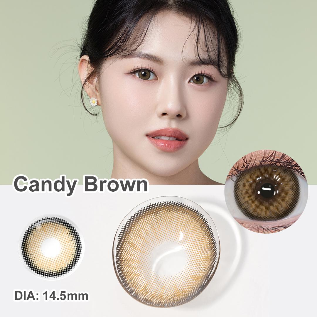 Colored Contact Lense Magister 14.2mm Brown Contact Lenses Diamond Series Big Eyes Lenses