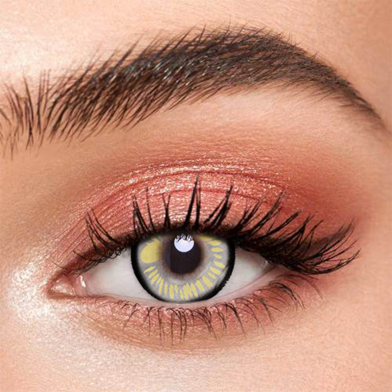 Anime Gray Crazy Contact Lenses