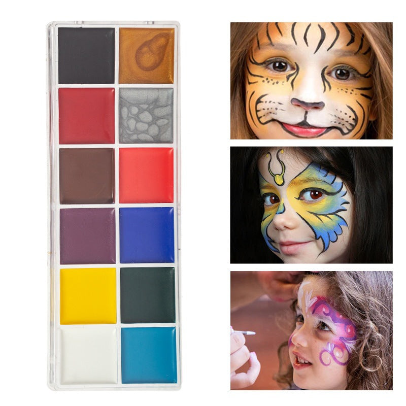 Haylens-Halloween Oil Paint Body Paint Pigment Body Paint Paste Drama Makeup Masquerade Performance Painting Pigment