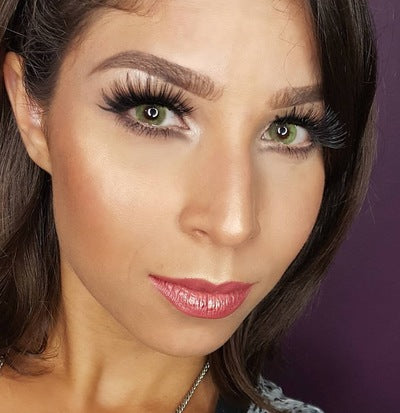 【 1-Day 10Pcs】Aurora Yellow Daily Colored Contact Lenses【Prescription】