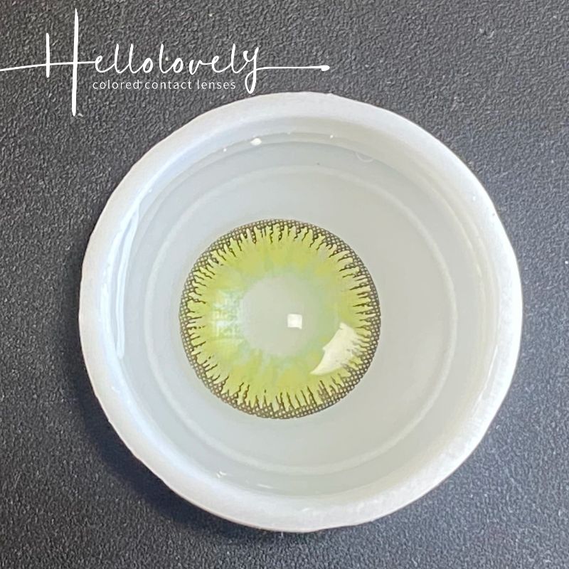 Vika Tricolor Yellow Color Contact Lenses