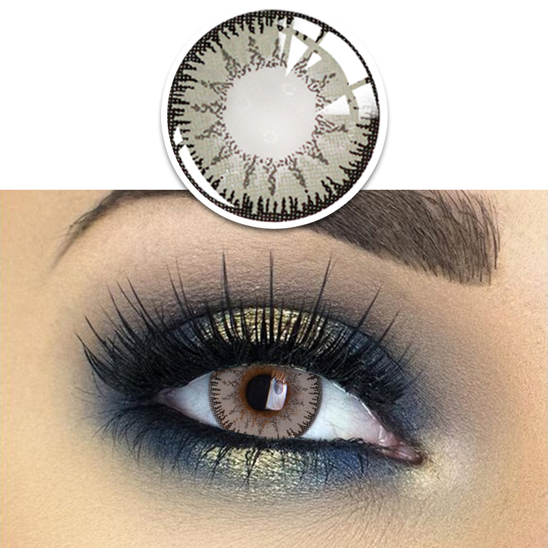 Vika Tricolor Grey Color Contact Lenses【PRESCRIPTION】