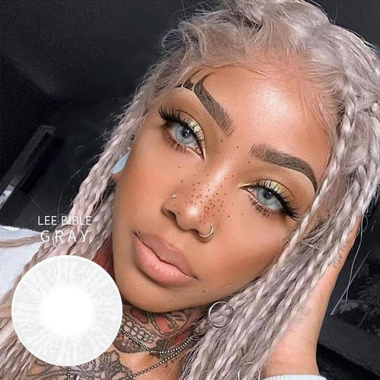 【HOT】Lee Bible Grey Color Contact Lenses