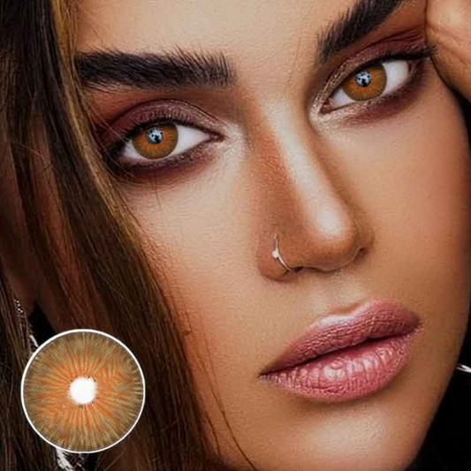 New York Hazel Color Contact Lenses
