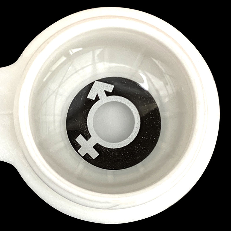 Lentes de contacto de color con símbolos para cosplay