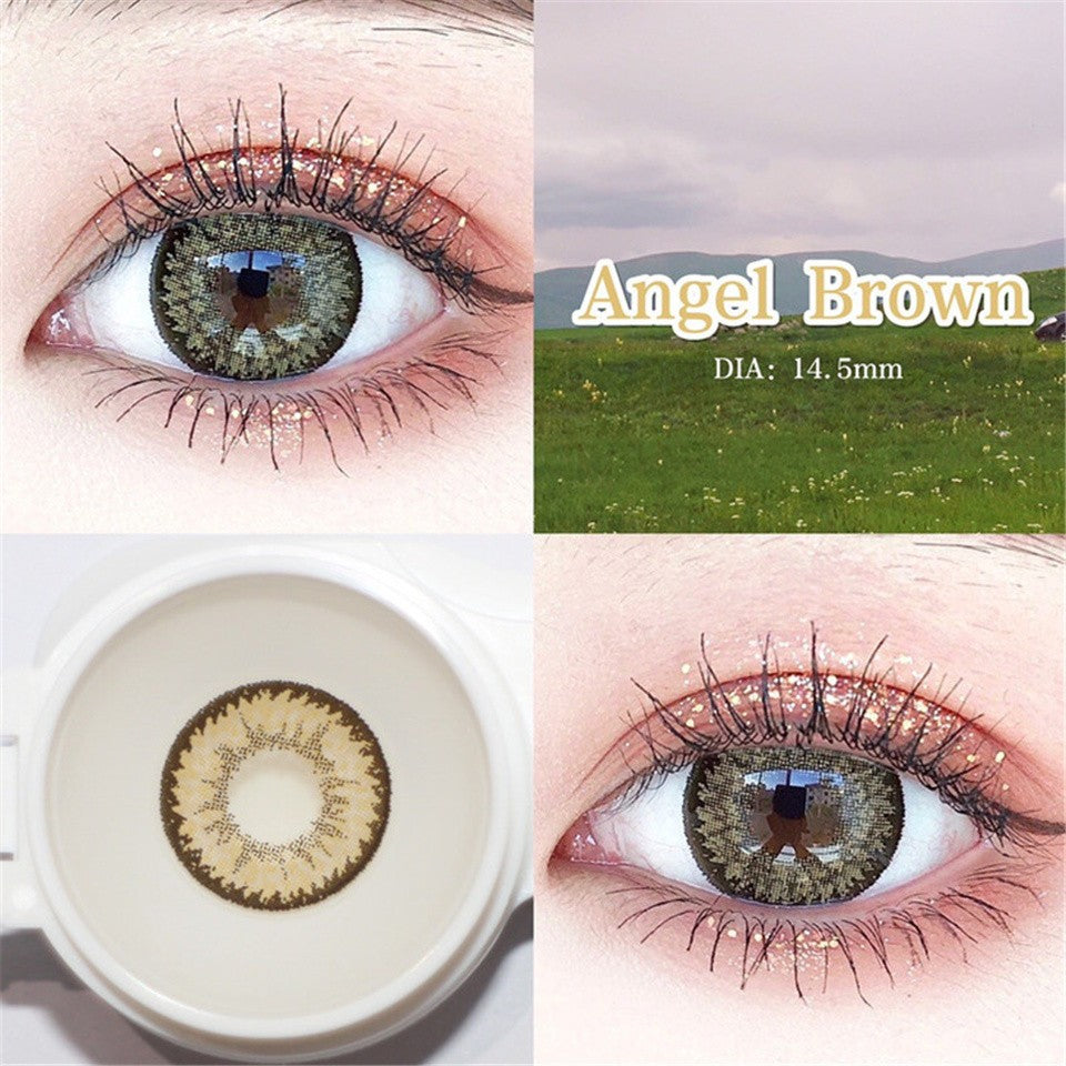 Lentes de contacto de color Angel Brown G201 【Prescripción】