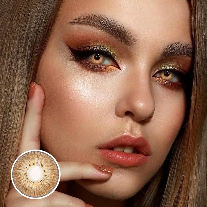 New York Brown Color Contact Lenses