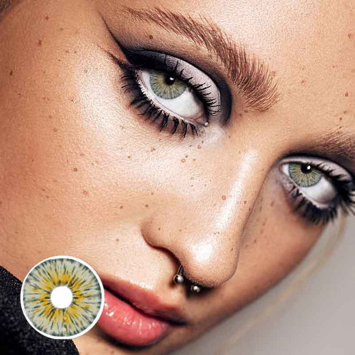 New York Gogh Grey Color Contact Lenses