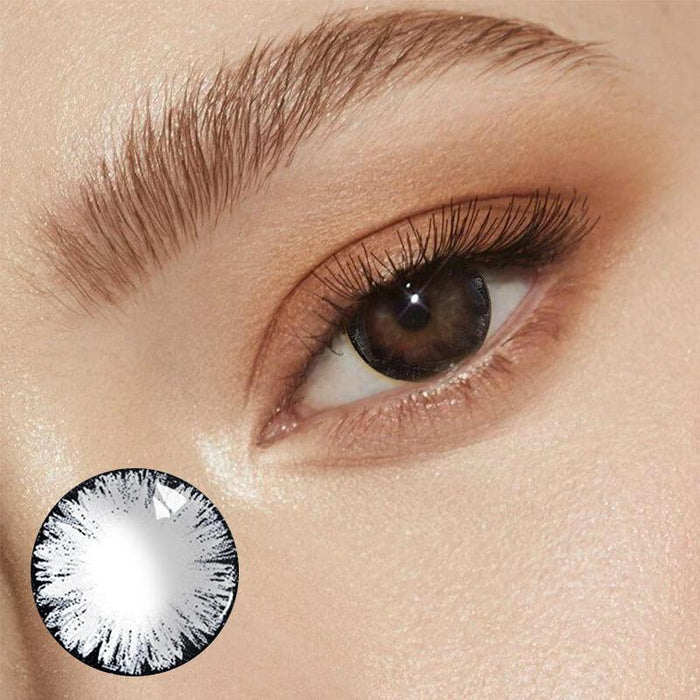 Lentes de contacto de color negro Big Girl Eye 【RECETAS】