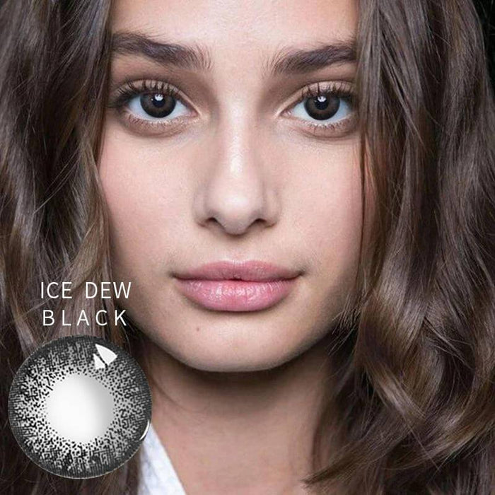 Ice Dew Black Color Contact Lenses