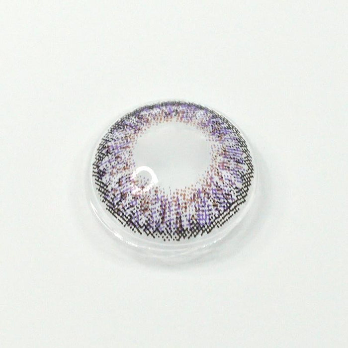 Three Tone Amethyst Colored Contact Lenses