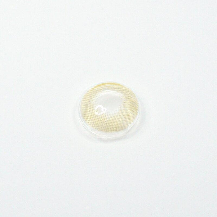 Lentes de contacto de color amarillo verdoso claro polar