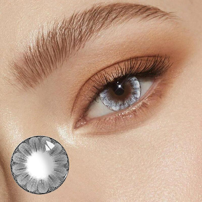 BIG PLUM GREY COLOR CONTACT LENSES【Prescription】