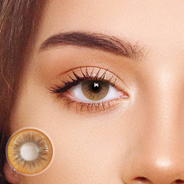 Glacier Brown Color Contact Lenses