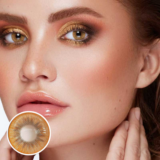 Glacier Brown Color Contact Lenses