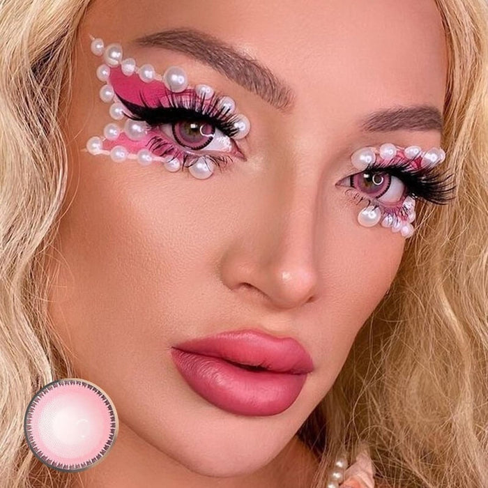 Yummy Pink Color Contact Lenses