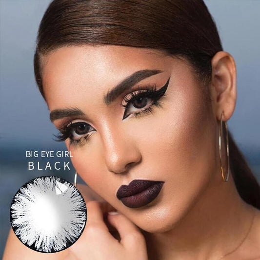Big Girl Eye Black Color Contact Lenses【PRESCRIPTION】