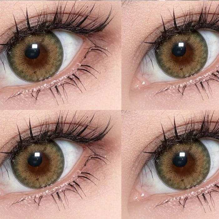 Lentes de contacto de color marrón HC