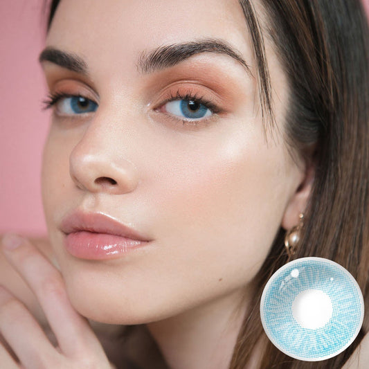 Lee Bible Blue Color Contact Lenses