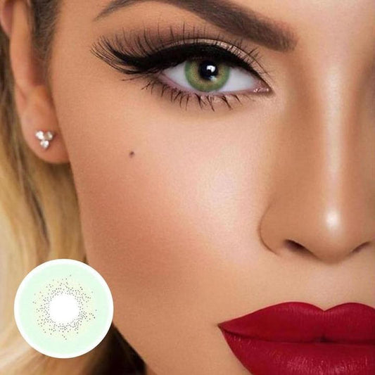 Lentes de contacto de color menta Olivia