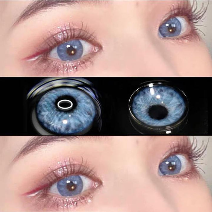 Rose Blue Color Contact Lenses