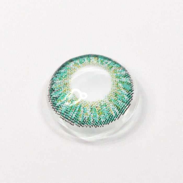Three Tone Kallaite Turquoise Green Color Contact Lenses