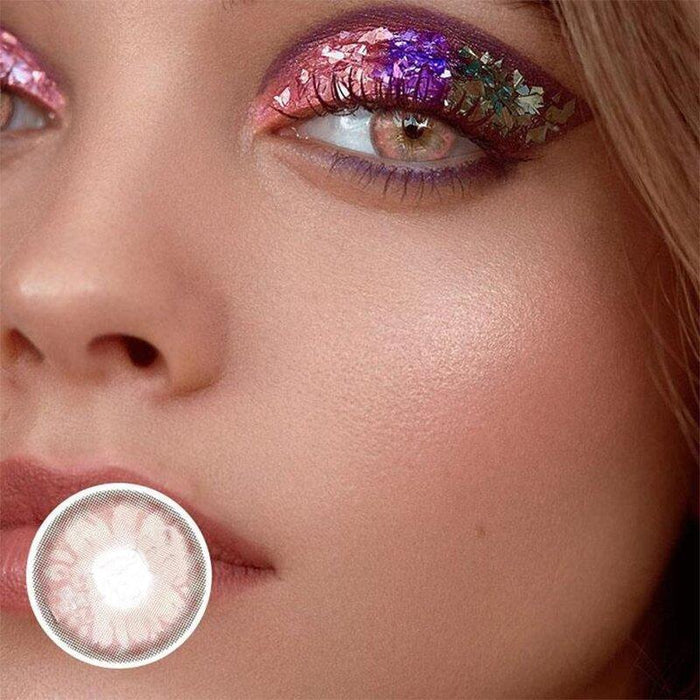Rose Pink Color Contact Lenses