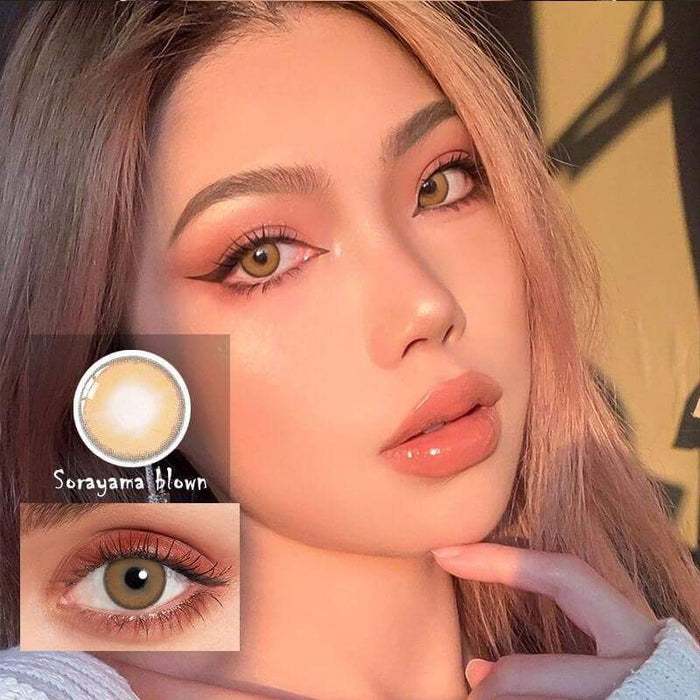Sorayama Brown Color Contact Lenses