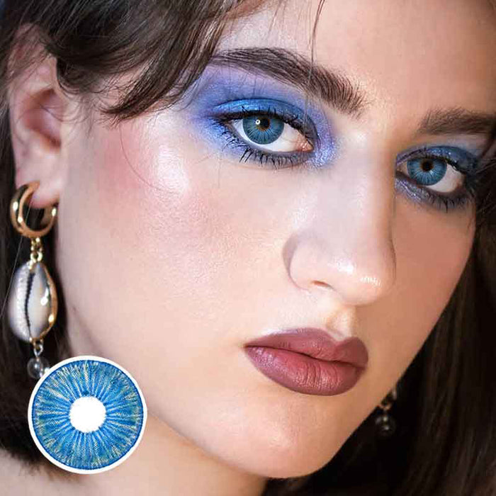 New York Blue Color Contact Lenses