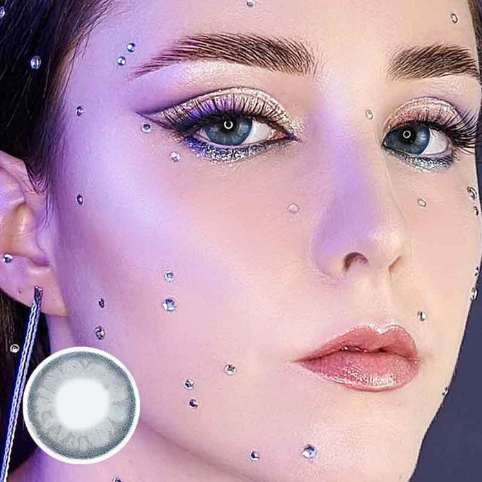 Rose Blue Color Contact Lenses