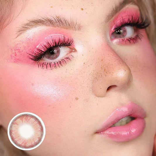 Rose Pink Color Contact Lenses