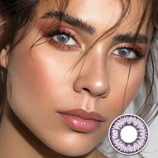Angel Purple G204 Color Contact Lenses 【Prescription】