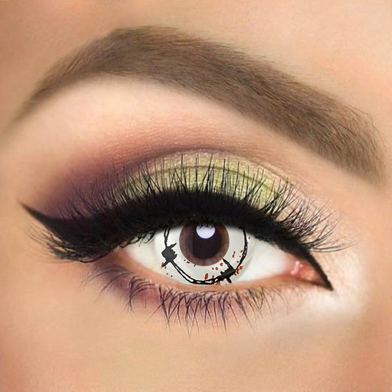 Lentes de contacto de color para cosplay con ondas sonoras