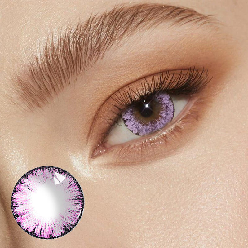 LENTES DE CONTACTO BIG GIRL EYE COLOR ROSADO【RECETAS】