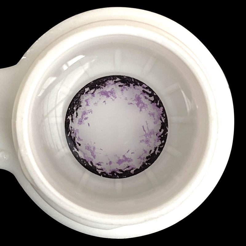 Lentes de contacto de color morado City of sky