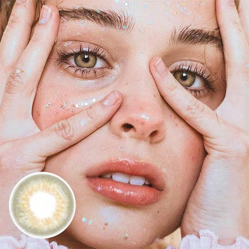 DNA Taylor Brown Hazel Color Contact Lenses